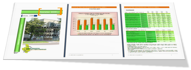 Indykatory Podlaskiej Gospodarki - czerwiec 2009