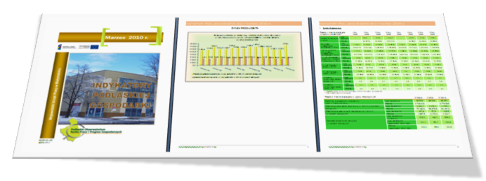 Indykatory Podlaskiej Gospodarki - marzec 2010